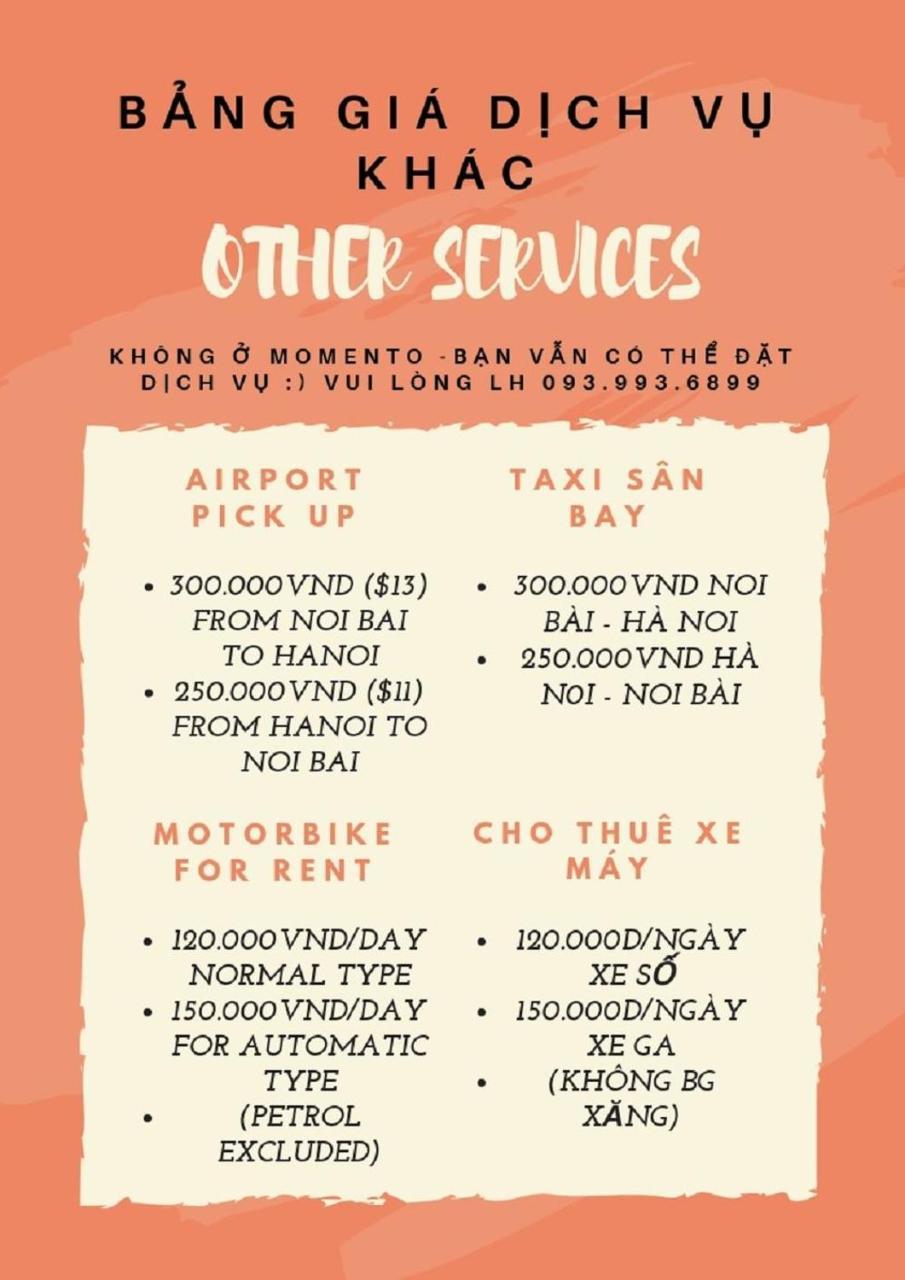 Momento Boutique House 1 Hostel Hà Nội Ngoại thất bức ảnh